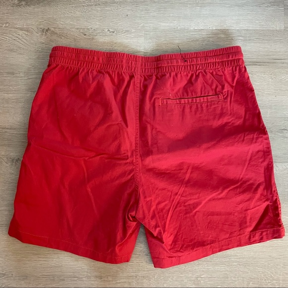 Red Drawstring Shorts - Picture 2 of 3